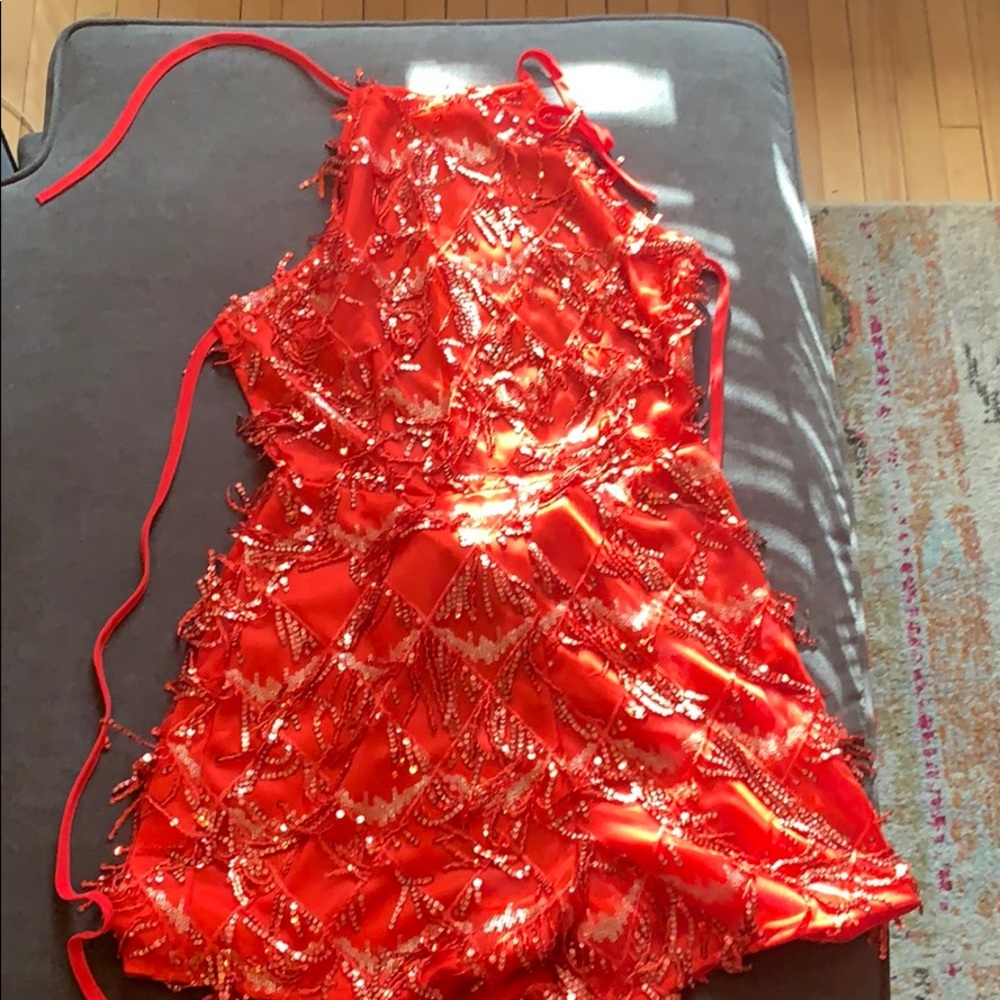 Red romper - Picture 2 of 3